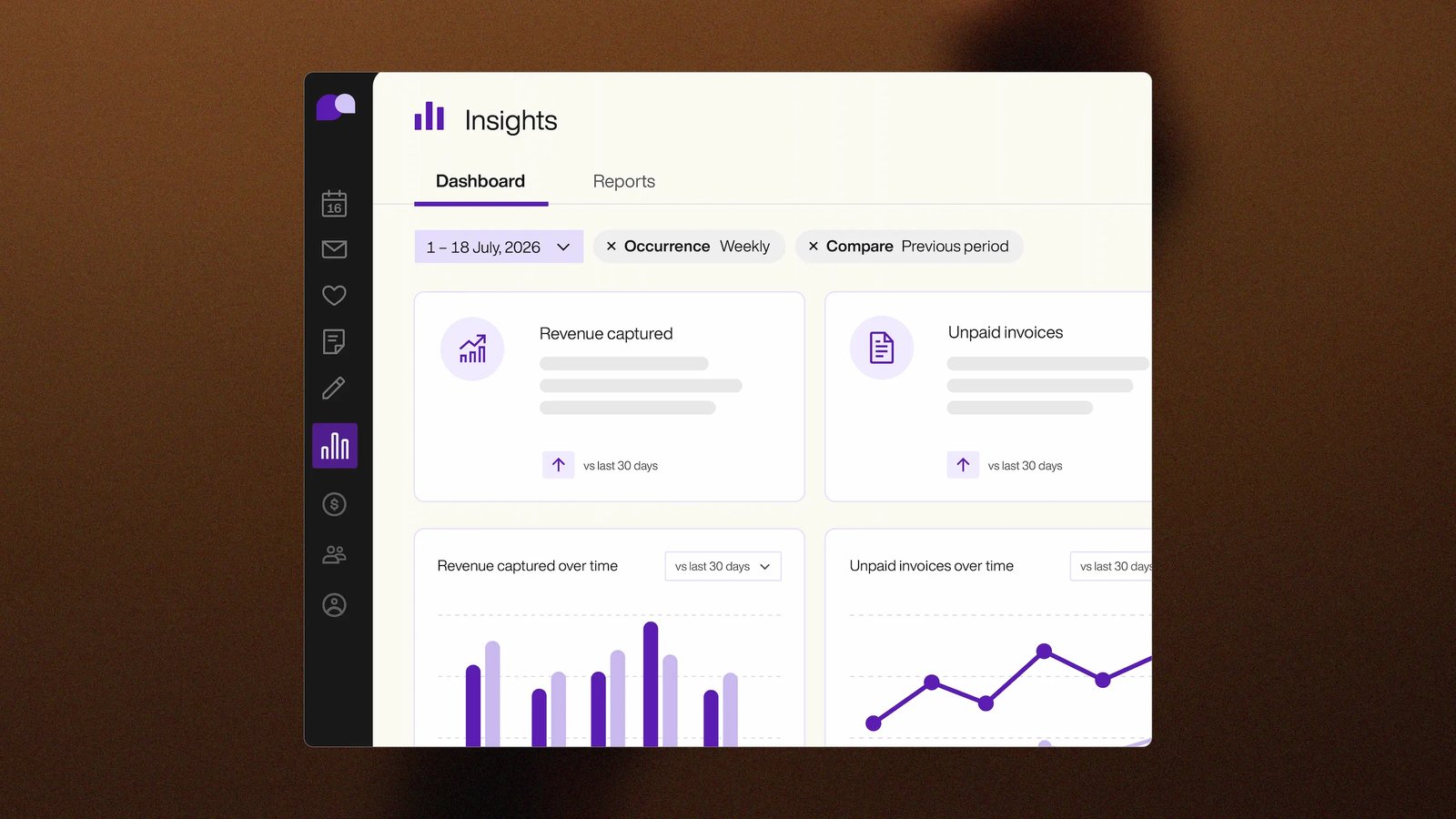 Carepatron Insights dashboard